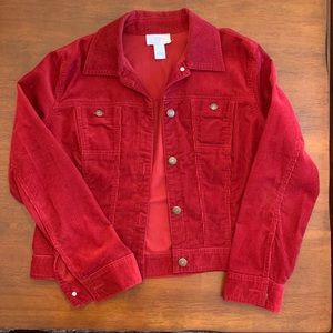 Ann Taylor cropped corduroy jacket